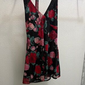 Floral Halter Dress